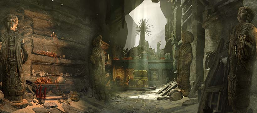 Tomb Raider 2013 panorama Tomb Hall Of Acsension